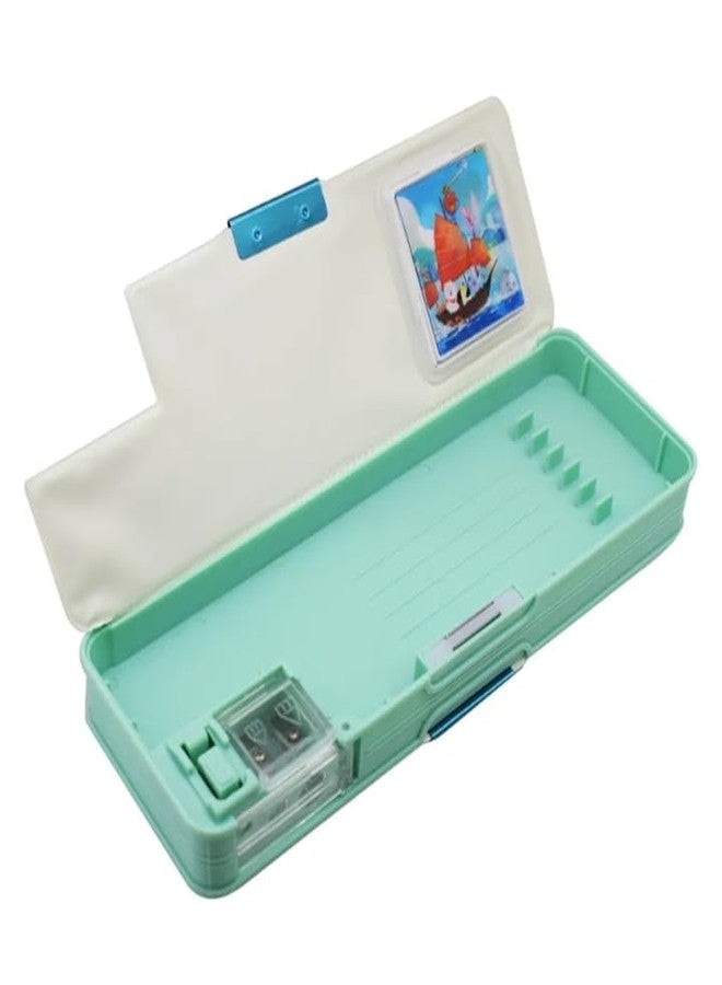 Manos Laptop Computer Learning and pencilbox Cartoon Print Educational Toy for Kids Combo Pack - Image 5